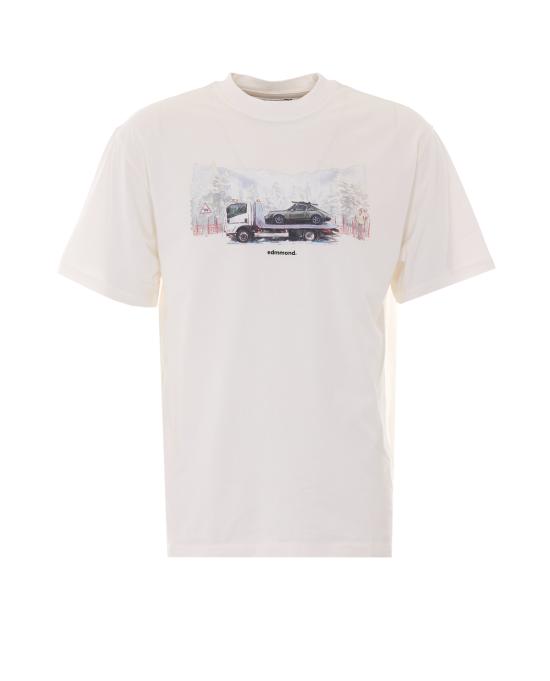26FW 에드몬드 스튜디오 반팔 티셔츠 3036010 OFF WHITE