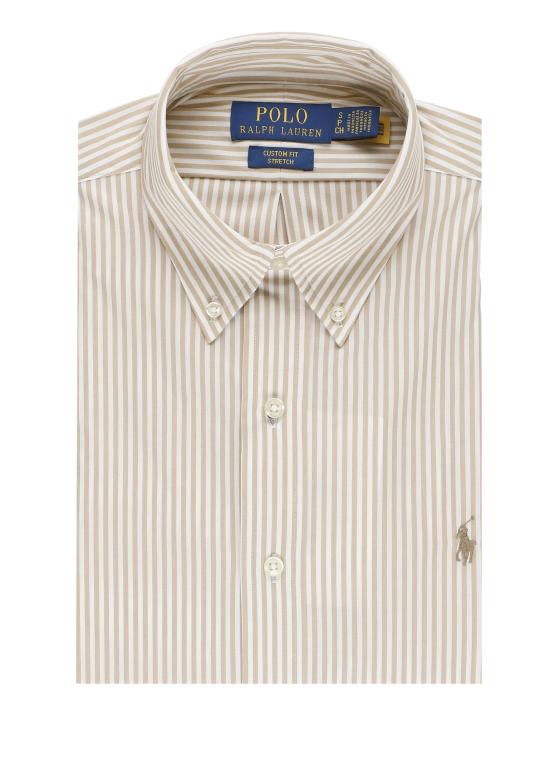 26FW 랄프 로렌 셔츠 710929346 504 BEIGE
