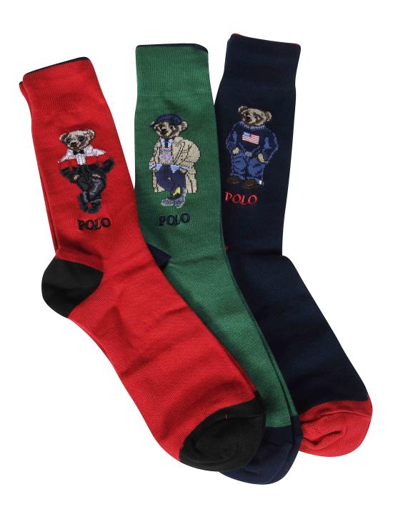 26FW 폴로 랄프로렌 양말 449P22357001 ASSORTED MULTICOLOR - POLO RALPH LAUREN