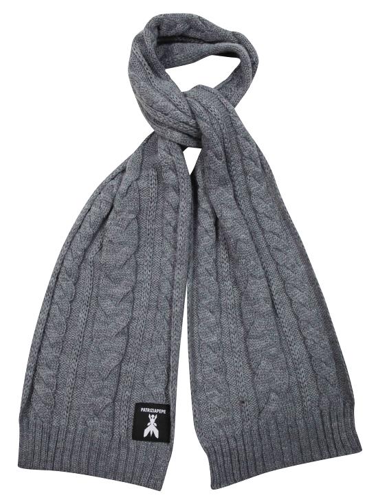 26FW [키즈] 파트리지아페페 넥워머/머플러/스카프 7F0030 K217 S792 LIGHT GRAY MELANGE GRIGIO - PATRIZIA PEPE
