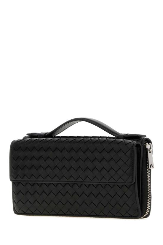 26FW 보테가베네타 인트레치아토 피콜로 집 어라운드 오거나이저 876094 V6TO1 8803 BLACK DOM - BOTTEGA VENETA
