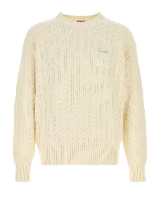 26FW 겐조 스웨터 FG6 5PU812 3LK 02 OFF WHITE DOM