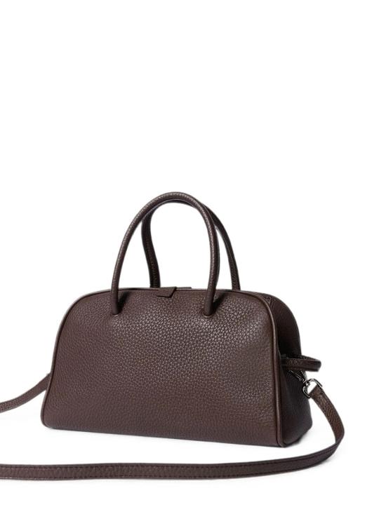 26FW 자크뮈스 TURISMO 투리스모 소프트 스몰 볼링 토트벡 BAW00416AC03A03 880 DARK BROWN DOM - JACQUEMUS