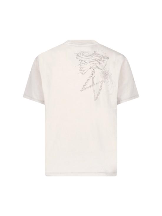 26FW 아워레가시 엔드리스 웨딩 프린트 박스 티셔츠 M4266BE ENDLESS WEDDING PRINT CREAM - OUR LEGACY