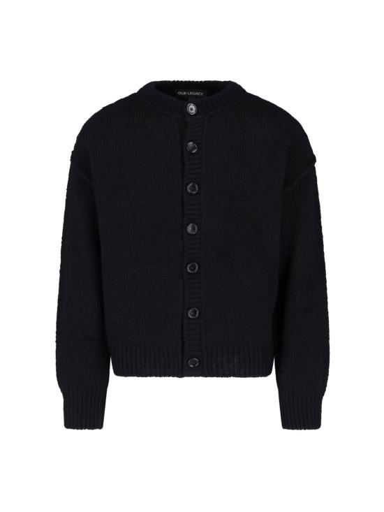 26FW 아워레가시 스웨터 M4263PS SLUB TWISTED BLACK WOOL