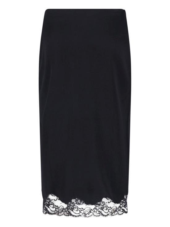 26FW 발망 미디 스커트 SK0000000082 0PA BLACK - BALMAIN