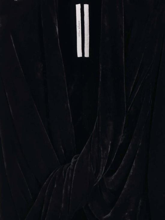26FW 릭 오웬스 긴팔 티셔츠 RO02F5272 V 09 BLACK - RICK OWENS