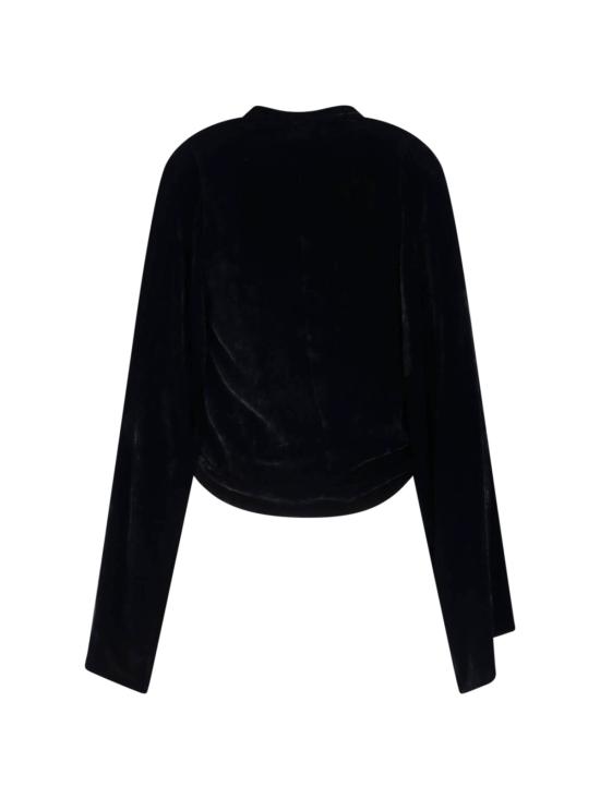26FW 릭 오웬스 긴팔 티셔츠 RO02F5272 V 09 BLACK - RICK OWENS