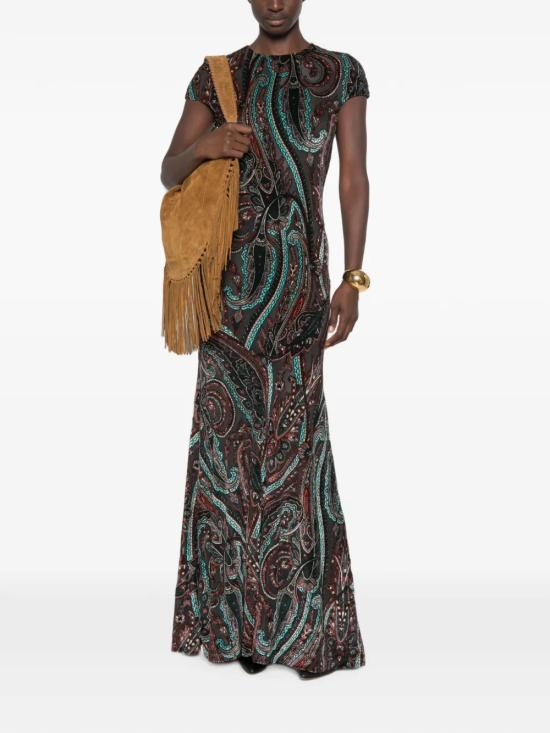 26FW 에트로 원피스 WRHA0781 99JJD1AS9830 Green - ETRO