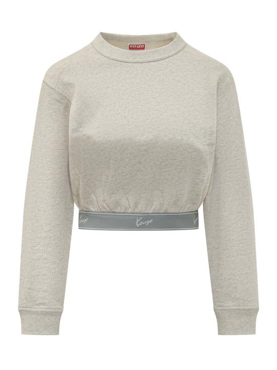 26FW 겐조 긴팔 티셔츠 FG6 2SW051 4MQ 93 PALE GREY DOM