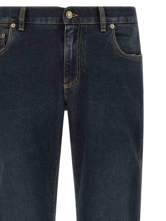 26FW 돌체앤가바나 스트레이트 팬츠 GY07CDG8PM5S9001 BLUE - DOLCE & GABBANA