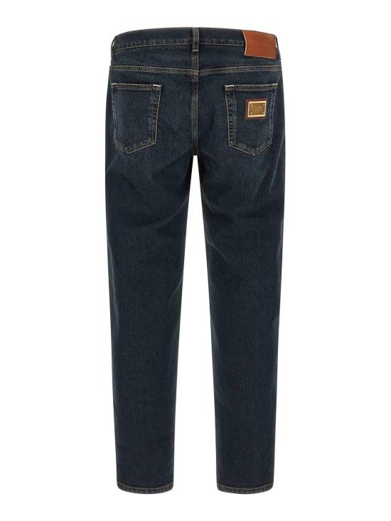 26FW 돌체앤가바나 스트레이트 팬츠 GY07CDG8PM5S9001 BLUE - DOLCE & GABBANA