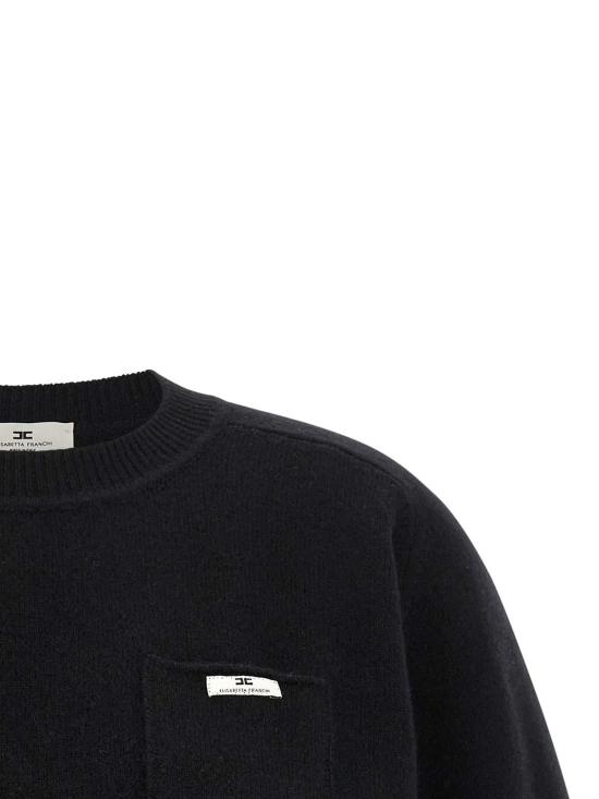 26FW 엘리자베타프랜치 민소매 티셔츠 MK11T66E2110 BLACK - ELISABETTA FRANCHI