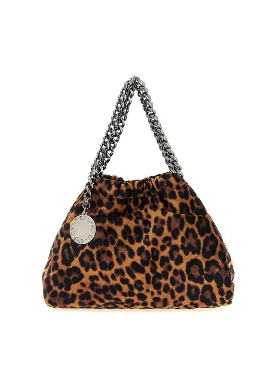 26FW 스텔라 맥카트니 팔라벨라 드로스트링 숄더백 7B0144WP07422018 BROWN