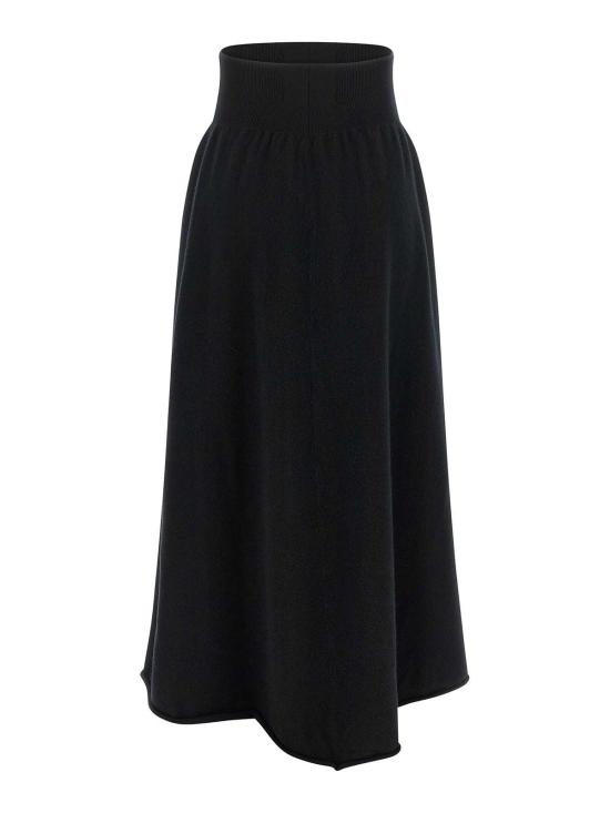 26FW 익스트림캐시미어 미디 스커트 N498GRACESHORTRAVEN BLACK - EXTREME CASHMERE