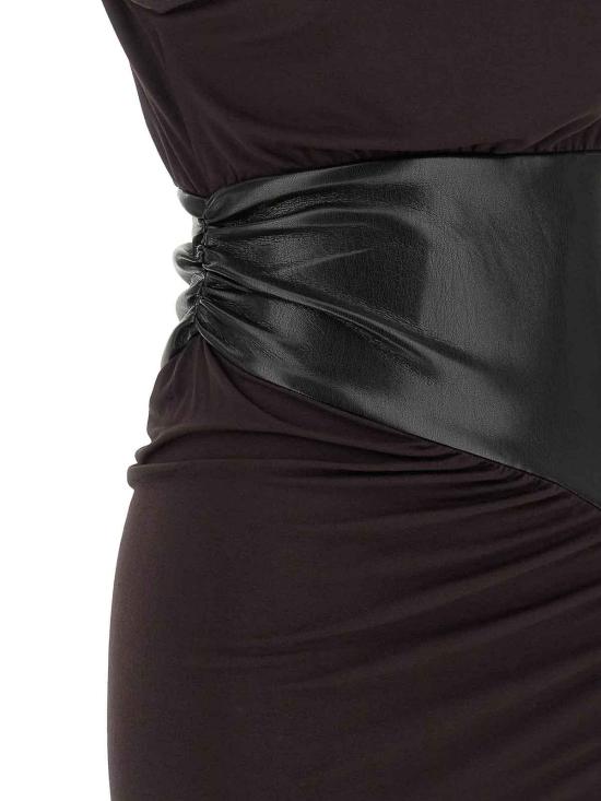 26FW 안다마네 미디 스커트 T200121ATJV053 DARK RED - ANDAMANE