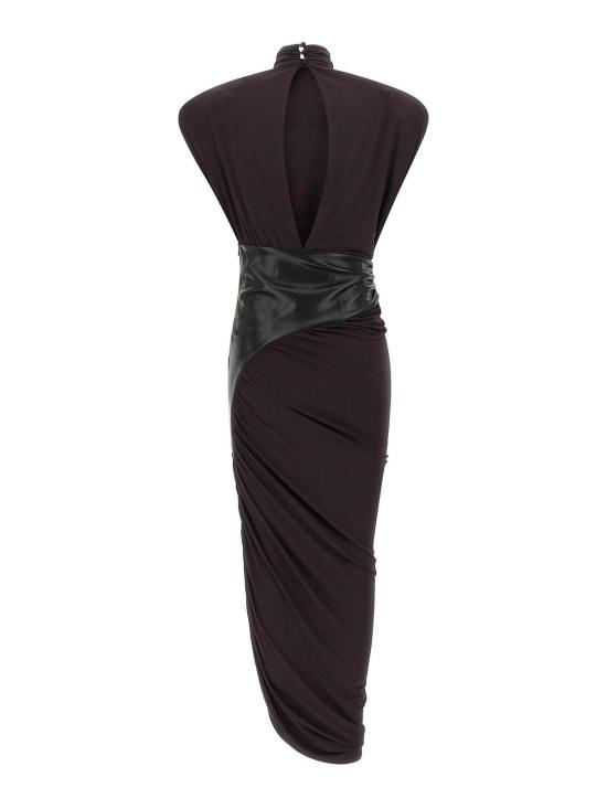 26FW 안다마네 미디 스커트 T200121ATJV053 DARK RED - ANDAMANE