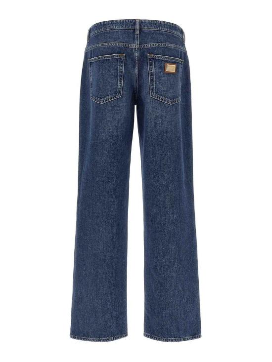 26FW 돌체앤가바나 스트레이트 팬츠 FTC8CDG8PH7S9001 BLUE - DOLCE & GABBANA