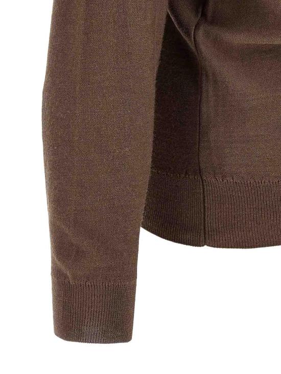 26FW 르메르 릴렉스 트위스트 가디건 PO0052LK1063BR310 BROWN - LEMAIRE