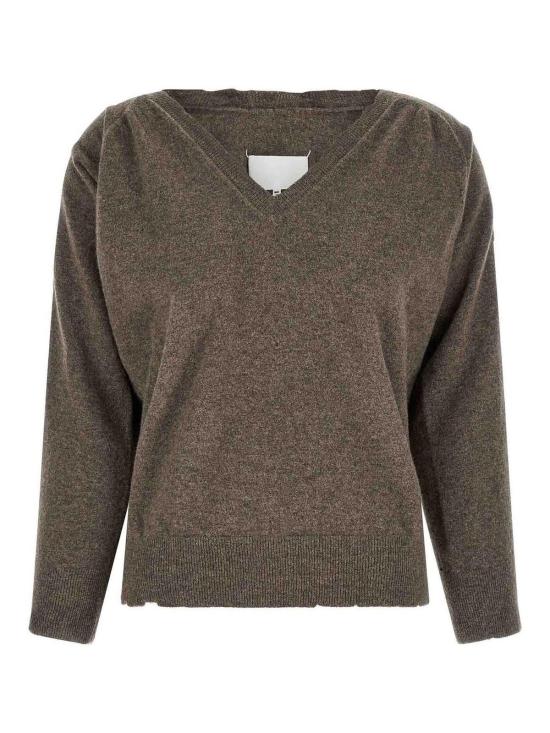 26FW 마르지엘라 드레이프 브이넥 스웨터 드레이프 브이넥 스웨터 S29HN0019M13337812M