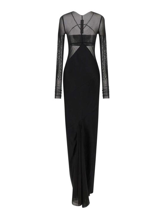26FW 릭 오웬스 미디 스커트 RP02F5578TUSCHS09 BLACK - RICK OWENS