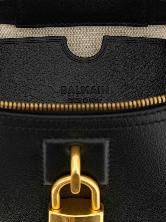 26FW 발망 토트백 HN1BH004LOLP0PA BLACK - BALMAIN