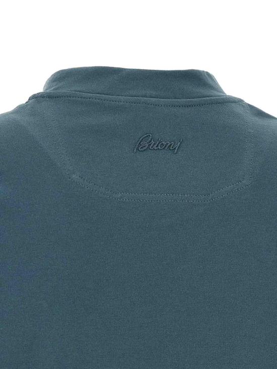 26FW 브리오니 반팔 티셔츠 UJWI0LOE6014444 BLUE - BRIONI