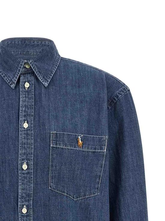 26FW 폴로 랄프로렌 셔츠 211B17146001 BLUE - POLO RALPH LAUREN
