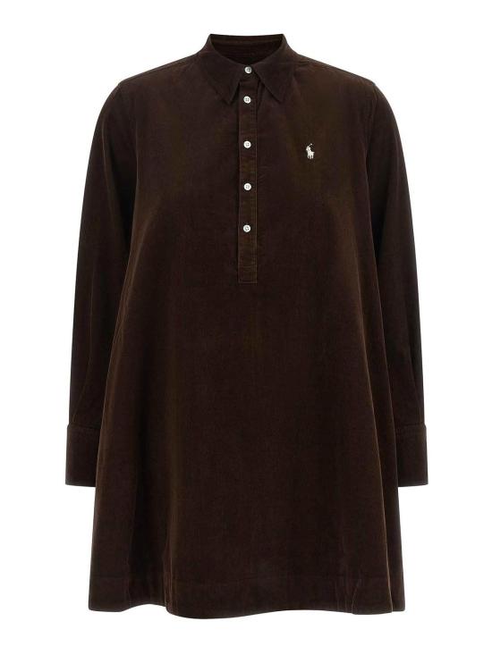 26FW 폴로 랄프로렌 미디 스커트 211B22153005 BROWN