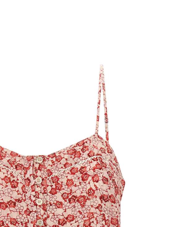  이자벨마랑에뚜왈 점프수트 CB0102FAD1J15E70RD RED - ISABEL MARANT ETOILE