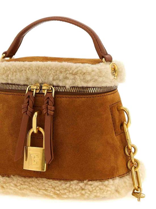 26FW 발망 토트백 HN1BH004LMOSGYY BROWN - BALMAIN