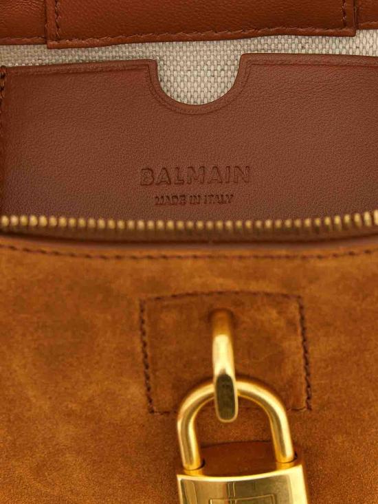 26FW 발망 토트백 HN1BH004LMOSGYY BROWN - BALMAIN