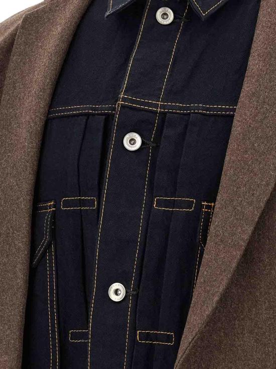 26FW 사카이 의류 2604082M605 Brown - SACAI