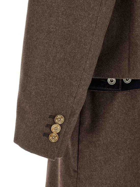 26FW 사카이 의류 2604082M605 Brown - SACAI