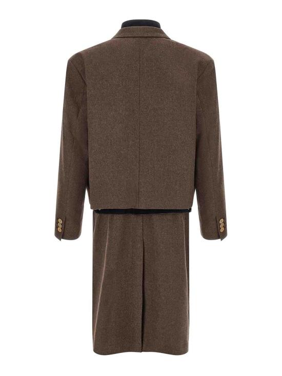 26FW 사카이 의류 2604082M605 Brown - SACAI