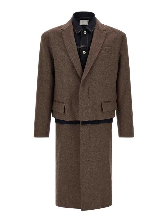 26FW 사카이 의류 2604082M605 Brown