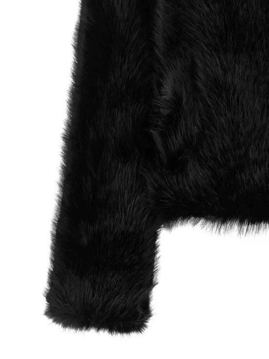 26FW 비비 쿠튀르 무스탕 JACKIEFIRSTJACKETBLACK - B&B COUTURE