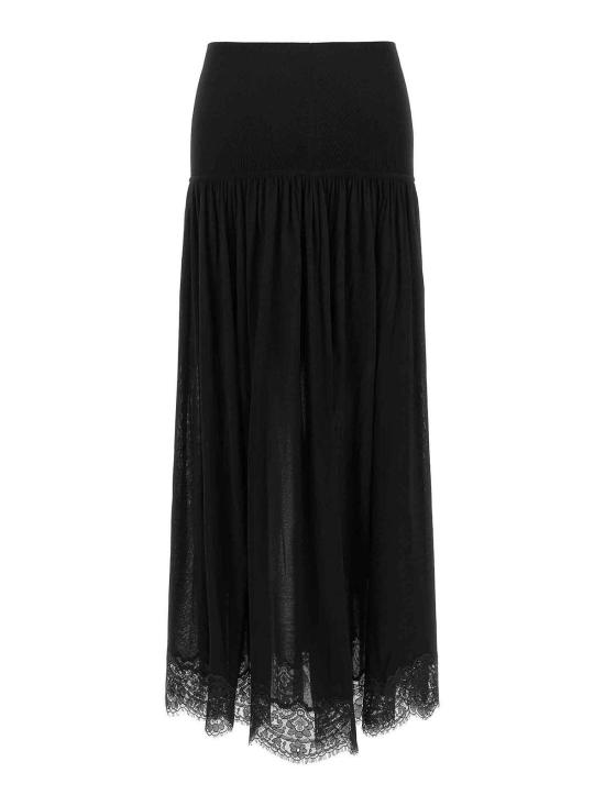 26FW 짐머만 미디 스커트 9282SF261BLK BLACK - ZIMMERMANN