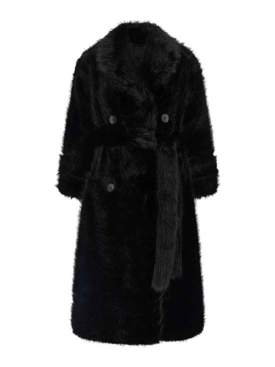 26FW 비비 쿠튀르 무스탕 JACKIETRENCHBLACK