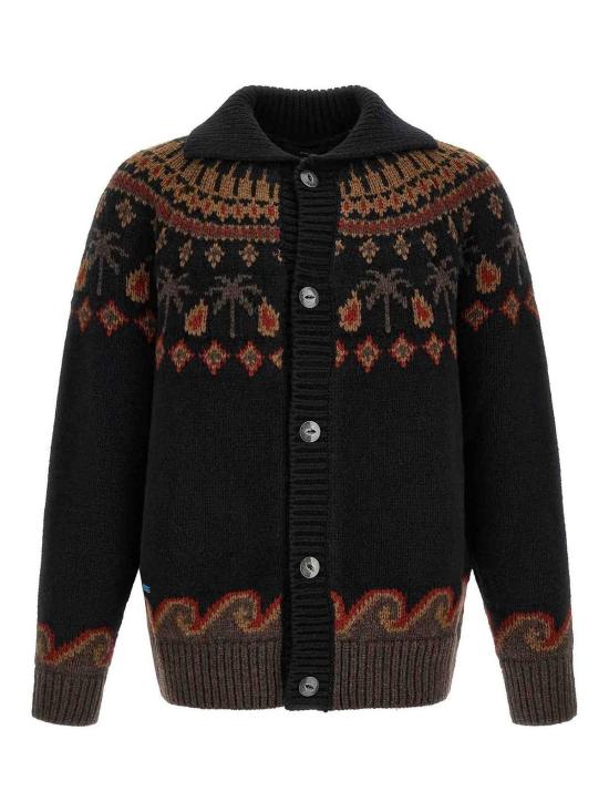 26FW 알라누이 가디건 LMHQ005E26KNI0011060 BLACK