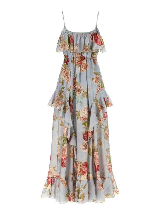 26FW 짐머만 미디 스커트 8363DSS264BRSF MULTICOLOUR - ZIMMERMANN