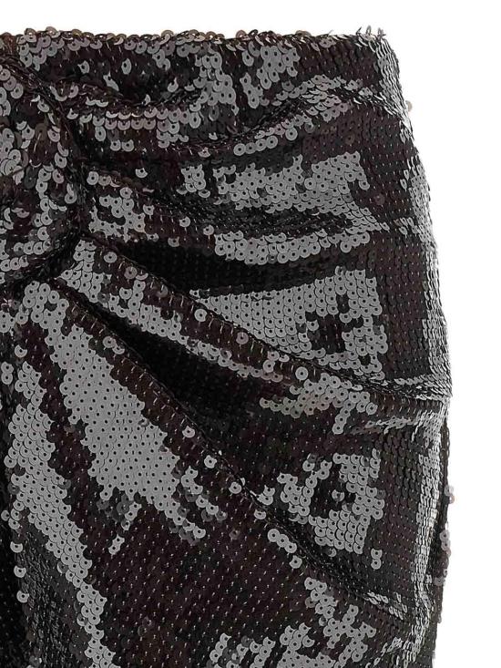 26FW 로테이트 바이 크리스텐슨 미디 스커트 116698E18 BROWN - ROTATE BY BIRGERCHRISTENSEN