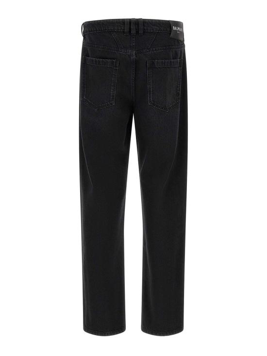 26FW 발망 스트레이트 팬츠 HH1MI115DG130PC BLACK - BALMAIN