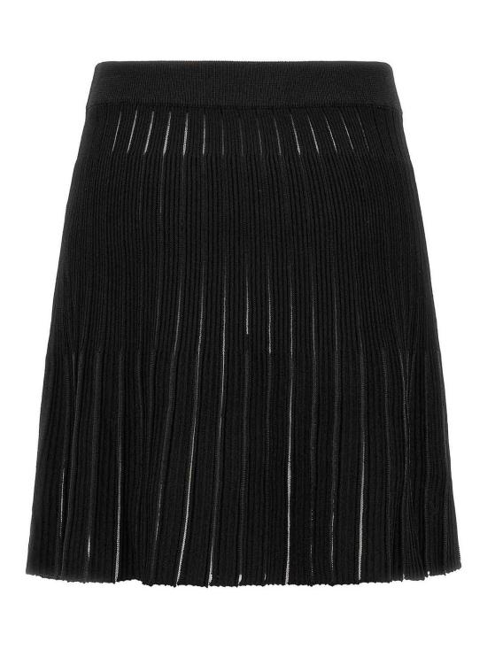 26FW 발망 미디 스커트 HF1LBB53KK100PA BLACK - BALMAIN