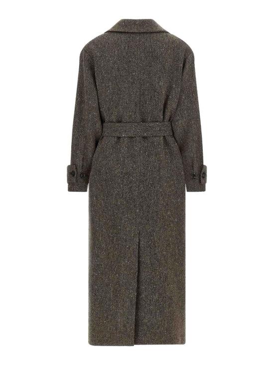 26FW 키톤 트렌치 코트 D62612K0544I02MARRONE BROWN - KITON
