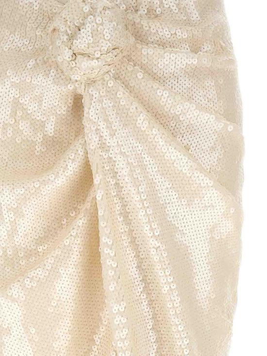 26FW 로테이트 바이 크리스텐슨 미디 스커트 116699E16 WHITE - ROTATE BY BIRGERCHRISTENSEN