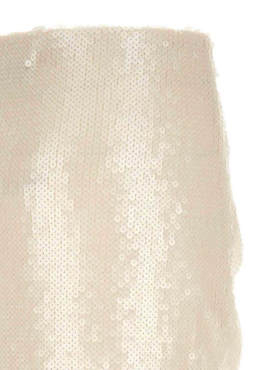 26FW 로테이트 바이 크리스텐슨 미디 스커트 116699E16 WHITE - ROTATE BY BIRGERCHRISTENSEN
