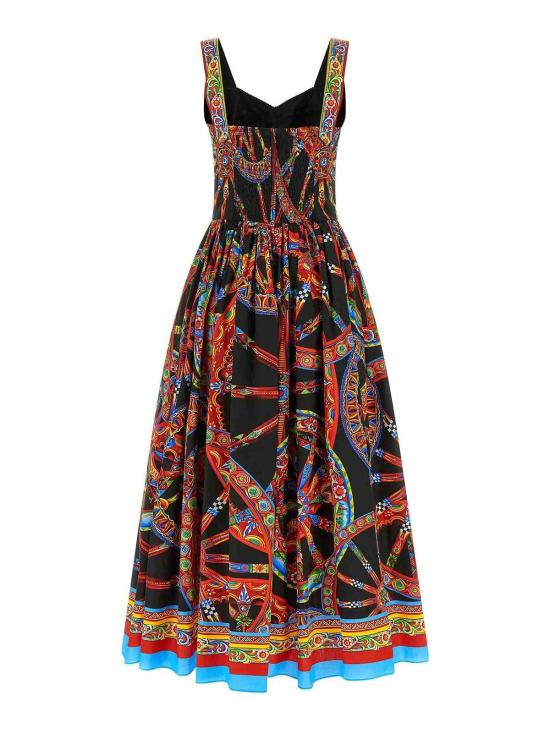 26FW 돌체앤가바나 미디 스커트 F6TTHTGDDTFS9000 MULTICOLOUR - DOLCE & GABBANA