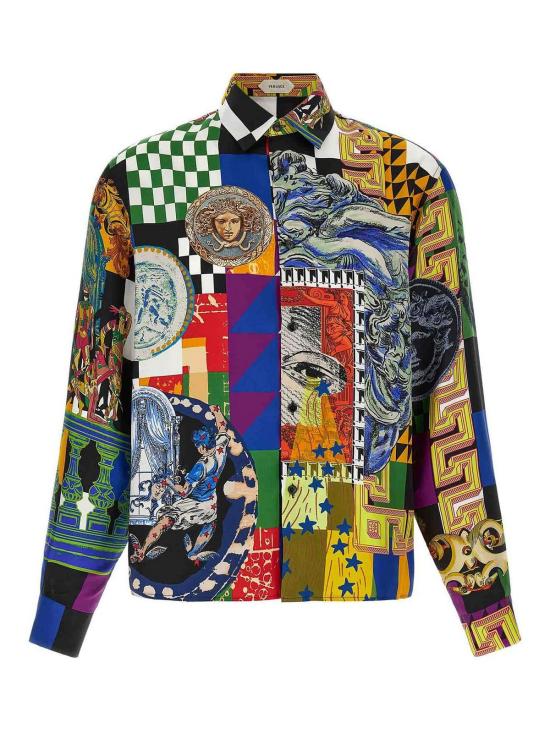 26FW 베르사체 셔츠 10245201A192705X000 MULTICOLOUR