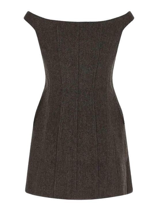 26FW 셀프 포트레이트 미디 스커트 AW26076SBROWN - SELF PORTRAIT